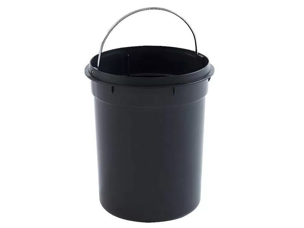 OZAIA Conjunto De 2 Caixotes Do Lixo Com Pedal Em Inox De 30 L E 3 L Cor Preto E Cobre - Pira* Acessórios E Arrumação De Cozinha
