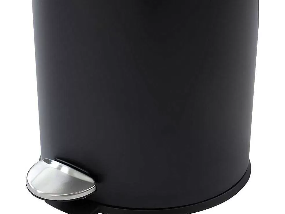 OZAIA Conjunto De 2 Caixotes Do Lixo Com Pedal Em Inox De 30 L E 3 L Cor Preto E Cobre - Pira* Acessórios E Arrumação De Cozinha