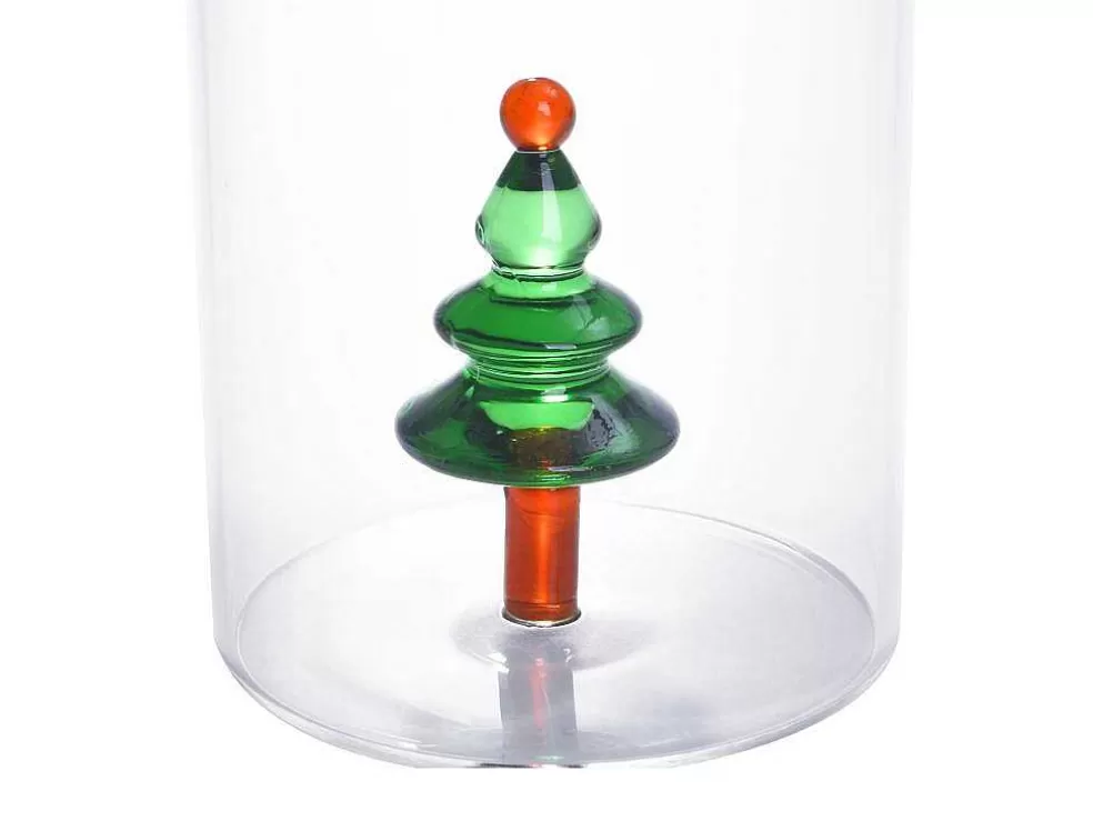 OZAIA Conjunto De 4 Copos Com Motivos De Natal D.7,5 X A.9,5 Cm - Scopa* Louça E Utensílios De Cozinha