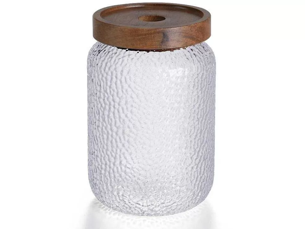 OZAIA Conjunto De 3 Frascos Para Conservacao De Alimentos 3 Tamanhos Vidro Transparente - Festini* Acessórios E Arrumação De Cozinha
