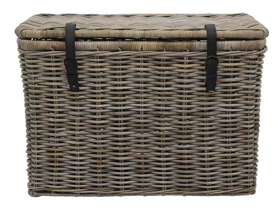 OZAIA Conjunto De 2 Malas Em Kubu De C80 X L45 X A55 Cm E C70 X L35 X A45 Cm Cor Cinza Natural - Nefta* Acessórios De Arrumação