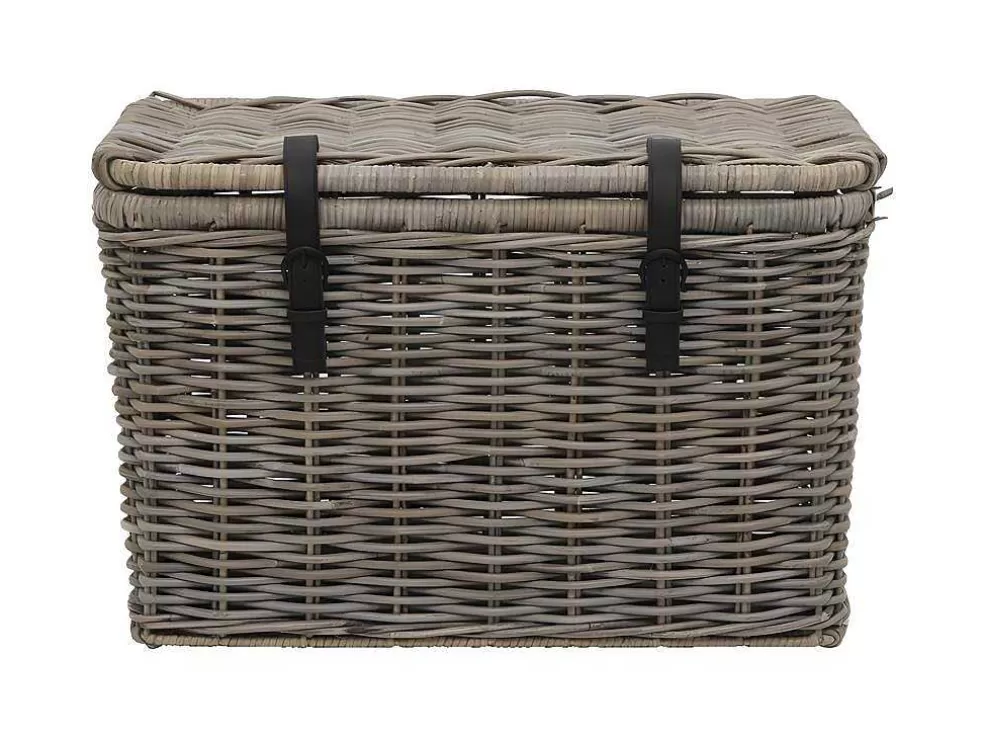 OZAIA Conjunto De 2 Malas Em Kubu De C80 X L45 X A55 Cm E C70 X L35 X A45 Cm Cor Cinza Natural - Nefta* Acessórios De Arrumação