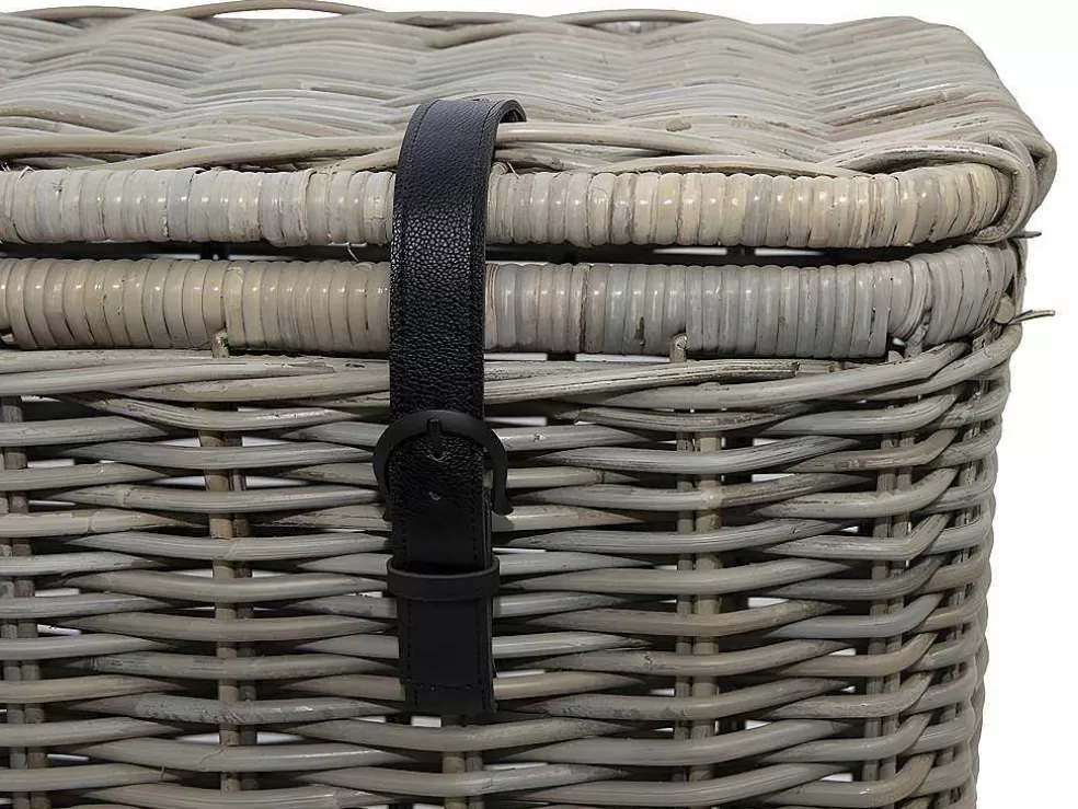 OZAIA Conjunto De 2 Malas Em Kubu De C80 X L45 X A55 Cm E C70 X L35 X A45 Cm Cor Cinza Natural - Nefta* Acessórios De Arrumação
