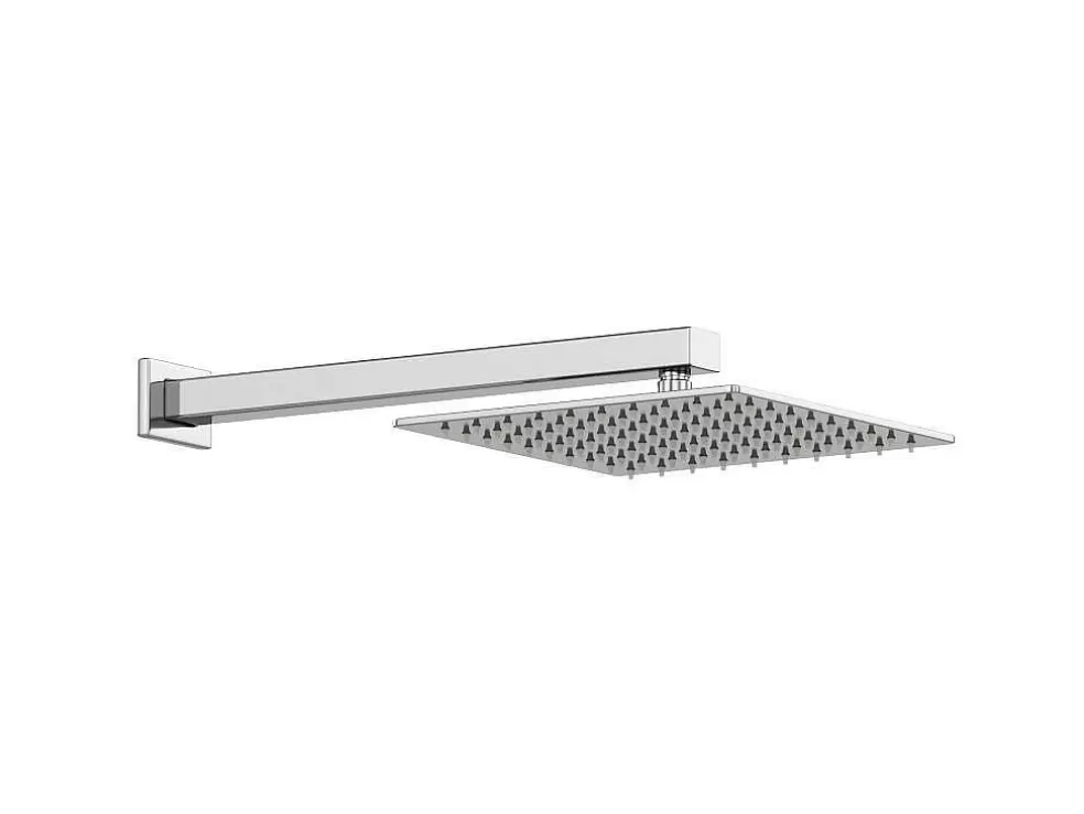 Shower & Design Conjunto De Duche Encastravel Com Torneira Misturadora Mecanica Cor Niquel Escovado - Tocantis* Coluna De Duche