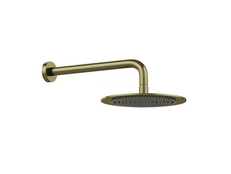 Shower & Design Conjunto De Duche Encastravel Com Torneira Misturadora Mecanica Dourado Acabamento Escovado - Tamise* Promoções Casa De Banho & Bem-Estar