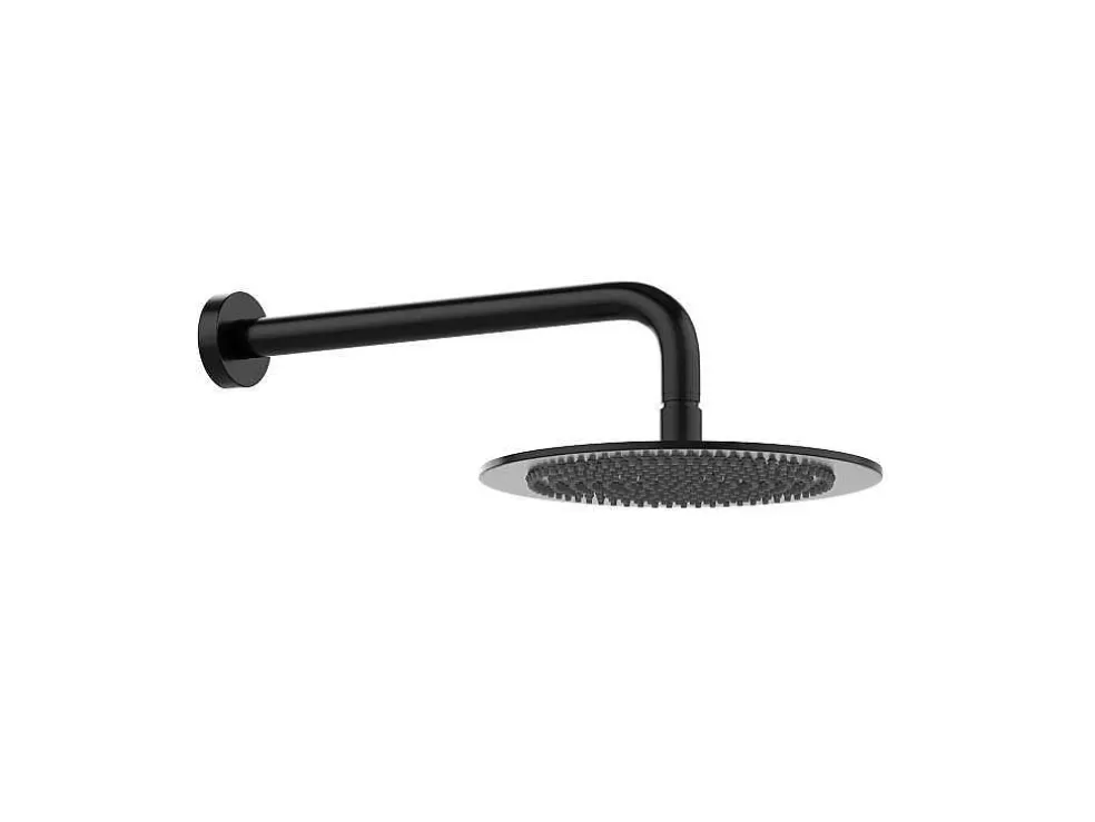 Shower & Design Conjunto De Duche Encastravel Com Torneira Misturadora Mecanica Preto Mate - Tamise* Coluna De Duche