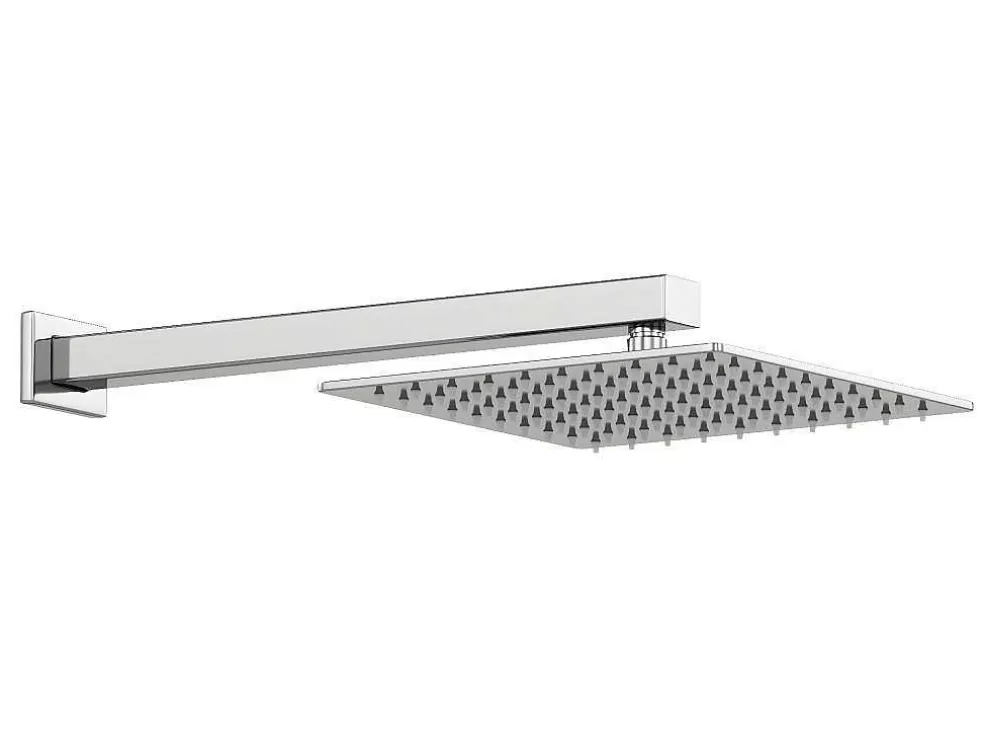 Shower & Design Conjunto De Duche Encastravel Com Torneira Misturadora Termostatica Cor Niquel Escovado - Terek* Coluna De Duche