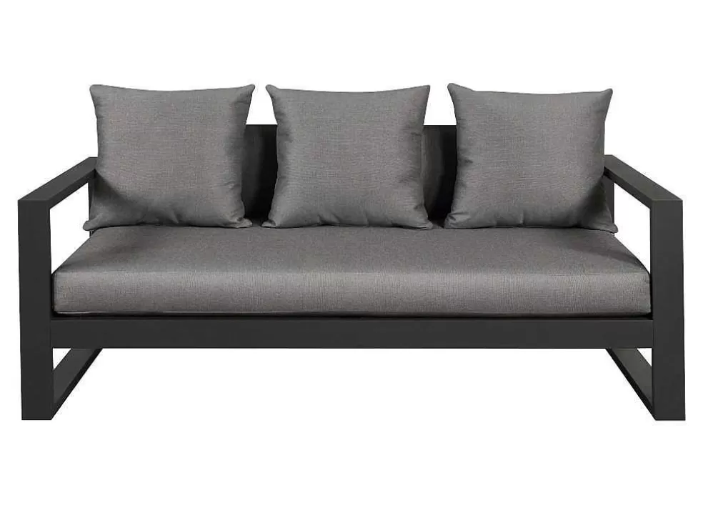 MYLIA Conjunto De Jardim Em Aluminio: Um Sofá De 3 Lugares, 2 Cadeiroes E Uma Mesa De Centro - Molokai* Conjunto Relax De Jardim