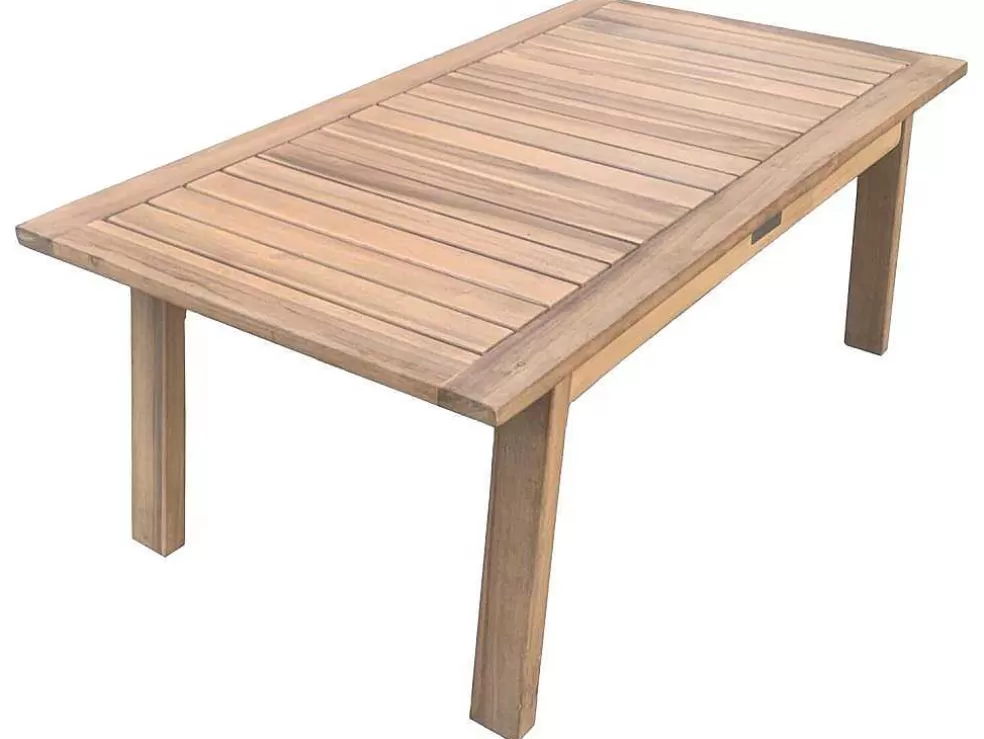 Happy Garden Conjunto De Mobiliário De Jardim De Acacia Gili - Almofadas Cinzentas* Conjunto Relax De Jardim
