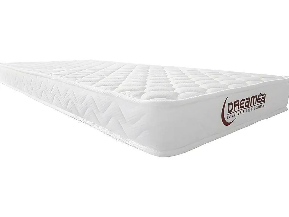 DREAMEA Conjunto Estrado De Ripas + Colchão De Espuma Acolhimento Memória De Forma Com 15 Cm De EsPéssura De 90 X 190 Cm - Pelops Da * Conjunto Colchão E Sommier