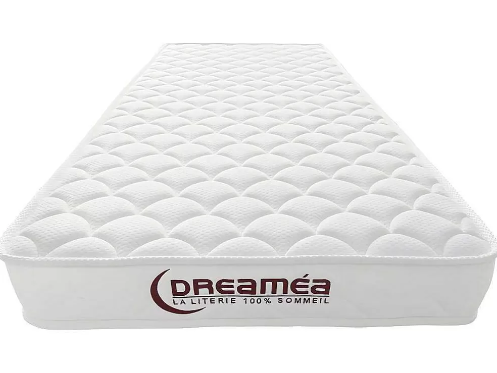 DREAMEA Conjunto Estrado De Ripas + Colchão De Espuma Acolhimento Memória De Forma Com 15 Cm De EsPéssura De 90 X 190 Cm - Pelops Da * Conjunto Colchão E Sommier