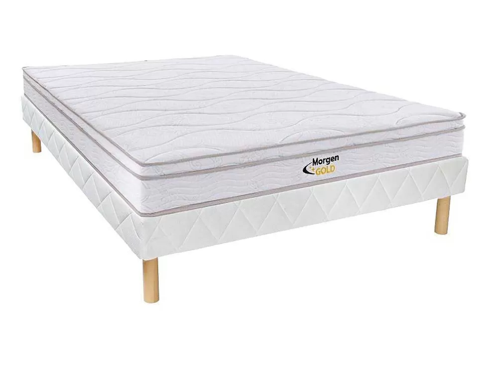 Morgengold Conjunto Sommier + Colchão De Molas 3 Zonas Wolkentanz Da - 140 X 200 Cm* Conjunto Colchão E Sommier