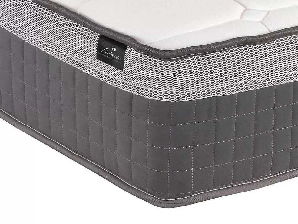 Palacio Conjunto Sommier + Colchão De Molas Ensacadas 7 Zonas E Espuma Viscoelastica Esp. 29 Cm 160X200 Cm - Montaigne Ii De * Conjunto Colchão E Sommier