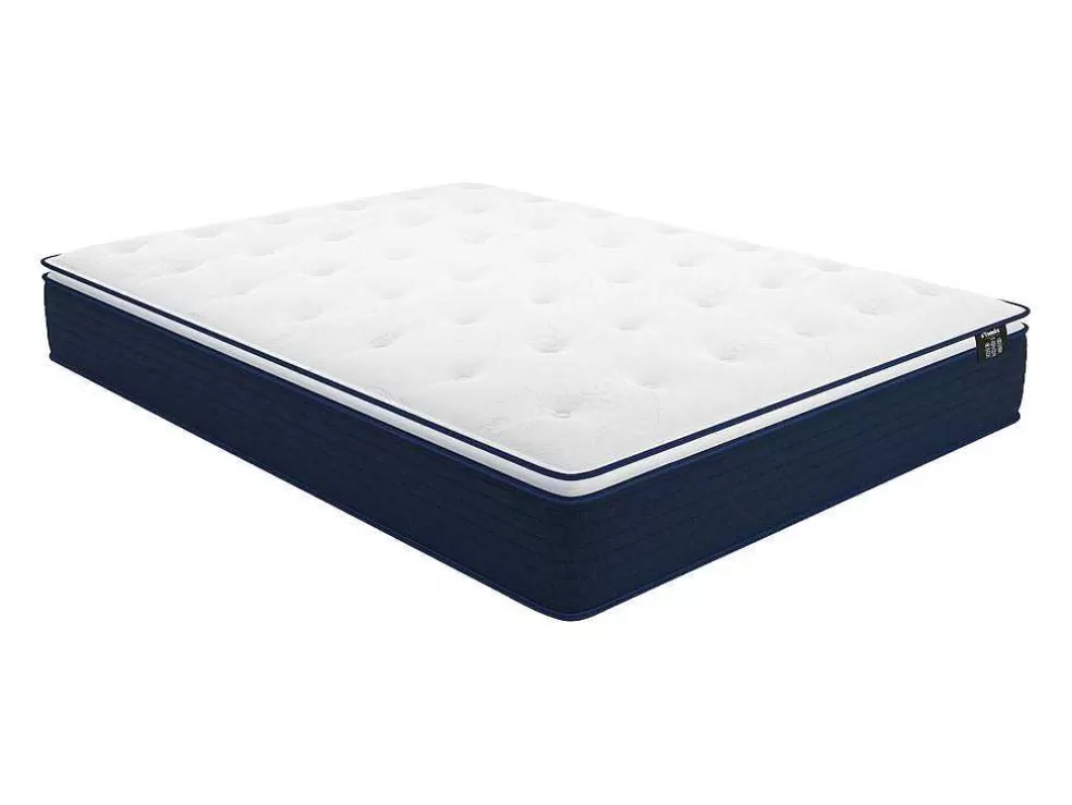 Ysmée Conjunto Sommier + Colchão De Molas Ensacadas E Sobrecolchão Integrado 140X190 Cm - Altier Da Dreamea* Conjunto Colchão E Sommier