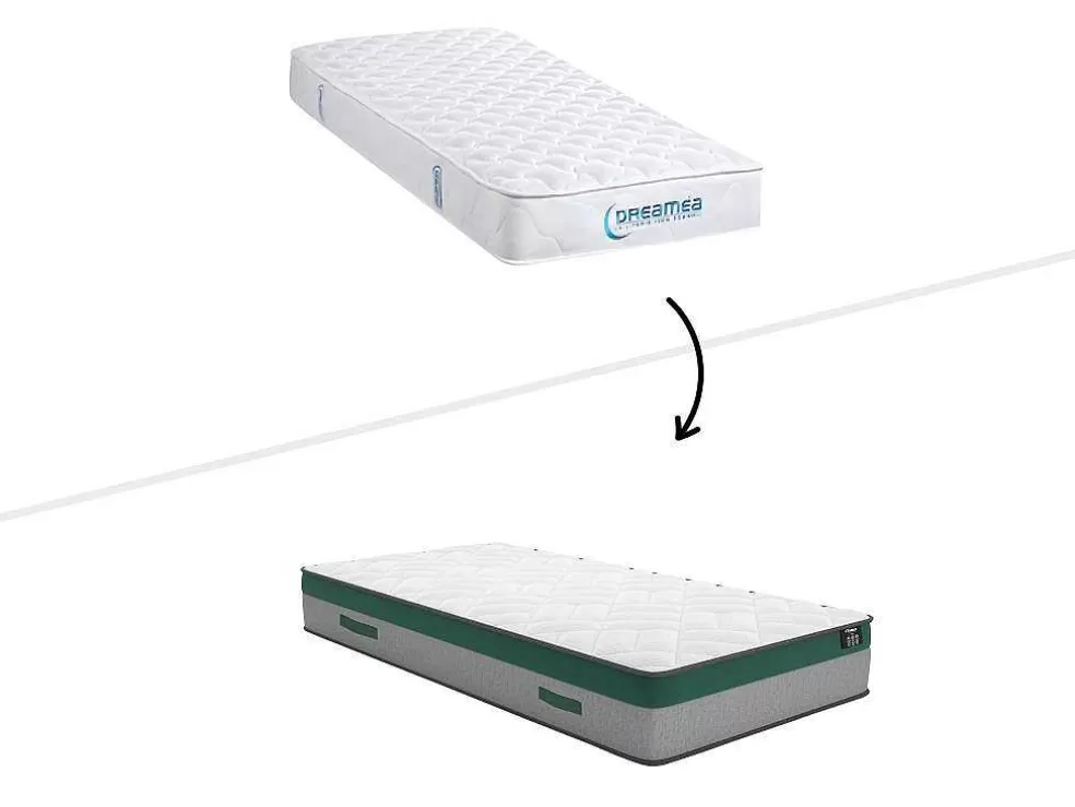 Ysmée Conjunto Sommier + Colchão De Molas Ensacadas Prestige Da Dreamea 90 X 190 Cm* Conjunto Colchão E Sommier