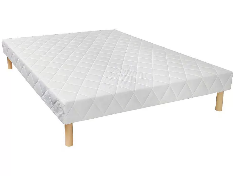 Morgengold Conjunto Sommier + Colchão De Molas 140X200 Cm - Wolkenlos Da * Conjunto Colchão E Sommier