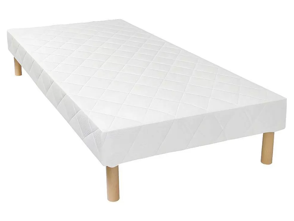 Morgengold Conjunto Sommier + Colchão De Molas 90X200 Cm - Wolkenlos Da * Conjunto Colchão E Sommier