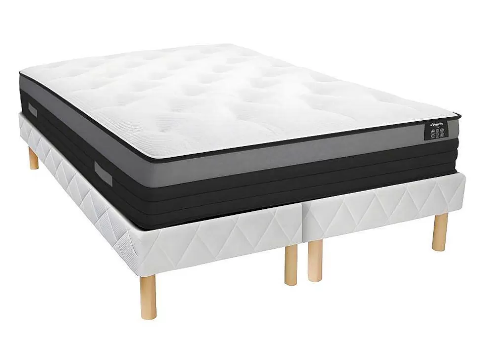 Ysmée Conjunto Sommier + Colchão Molas Ensacadas Airplay Da Dreamea Play - 180 X 200 Cm* Conjunto Colchão E Sommier