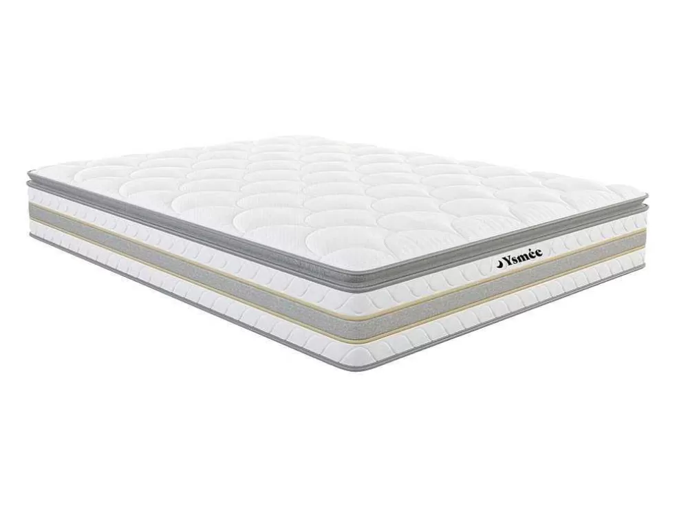Ysmée Conjunto Sommier + Colchão Molas Ensacadas E Sobrecolchão Integrado Canterbury Da Dreamea - 160 X 200 Cm* Conjunto Colchão E Sommier