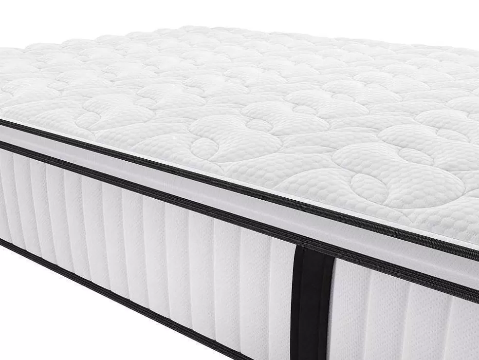 DREAMEA HOTEL Conjunto Sommier E Colchão Antifogo Molas Ensacadas E Sobrecolchão Integrado 140X190 Cm - Delice Da * Conjunto Colchão E Sommier