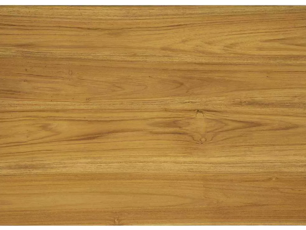 Vente-unique Consola Com 3 Gavetas Em Teca Cor Natural - Wekea* Consola