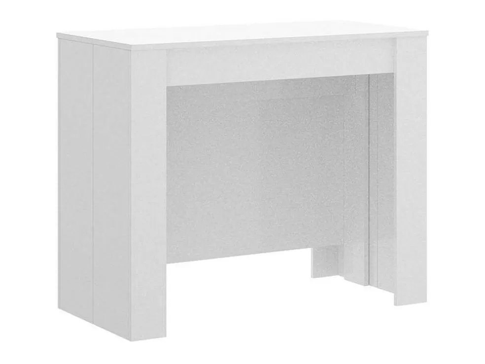 Vente-unique Consola Extensivel Onega - 10 Lugares - 4 Extensoes - Cor: Branca* Promoções Sala