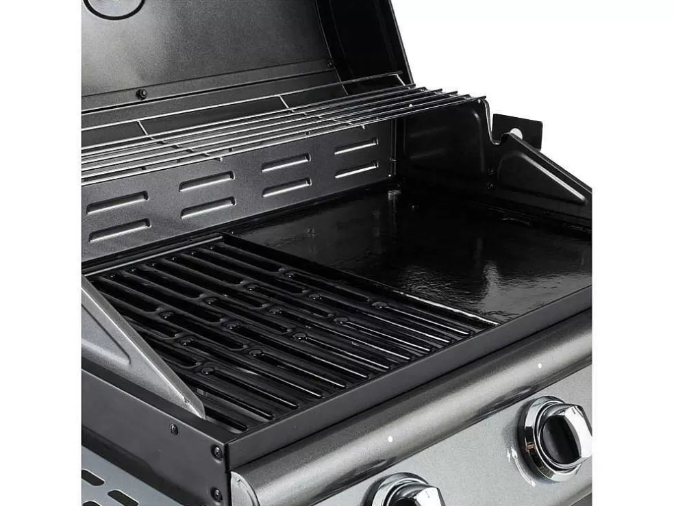 Cook'in Garden - Barbecue A Gas Fiesta 3 - 3 Queimadores Com Termometro 10,5Kw* Barbecue, Braseiro De Jardim, Plancha