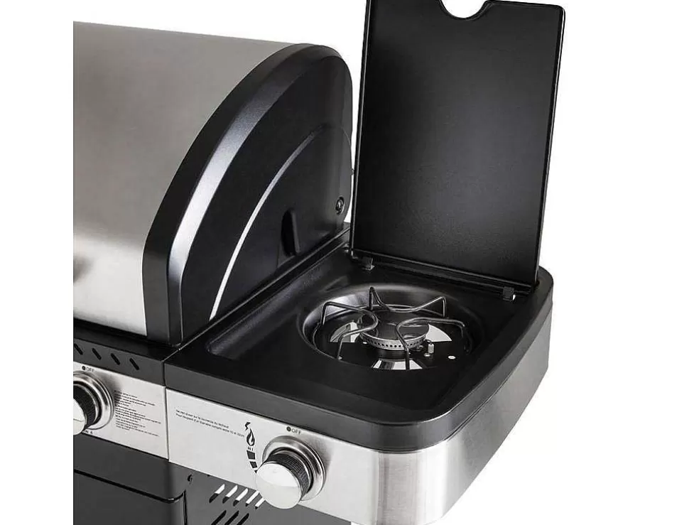 Cook'in Garden - Churrasqueira A Gas Fidgi 4 Com Bandeja Para Servir* Barbecue, Braseiro De Jardim, Plancha
