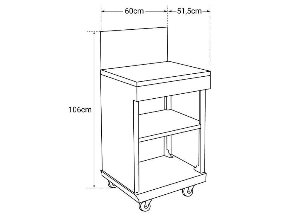 Cook'in Garden - Painel Lateral Desserte Fidgi* Barbecue, Braseiro De Jardim, Plancha