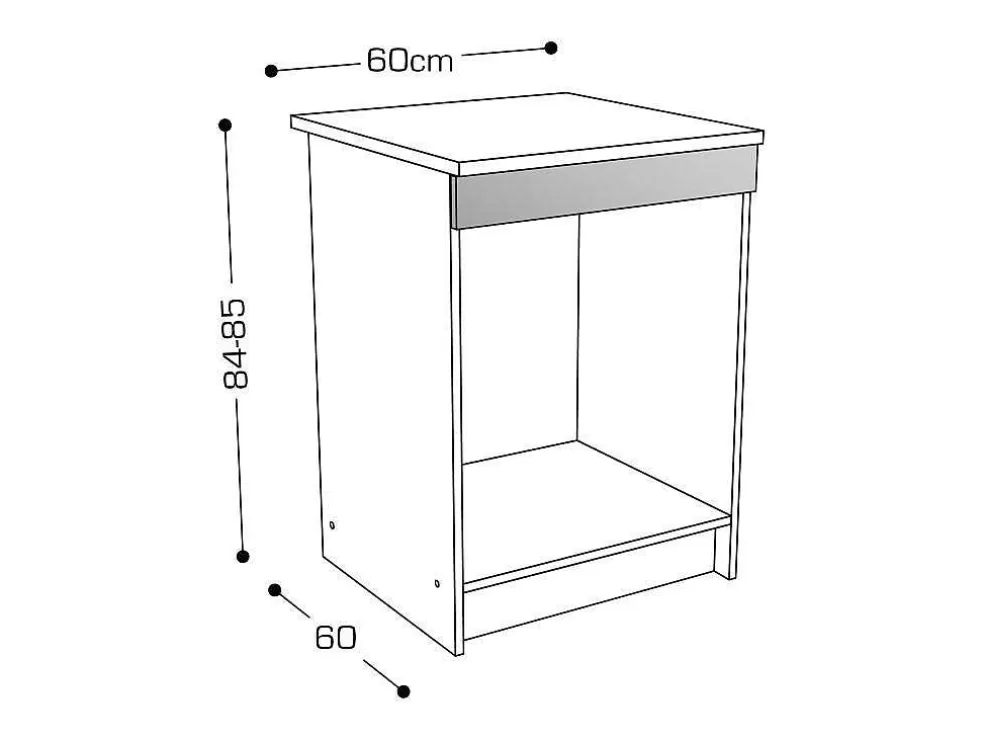 Vente-unique Cozinha Completa Com Bancada De Trabalho 180 Cm Natural E Preto - Trattoria* Móvel De Cozinha