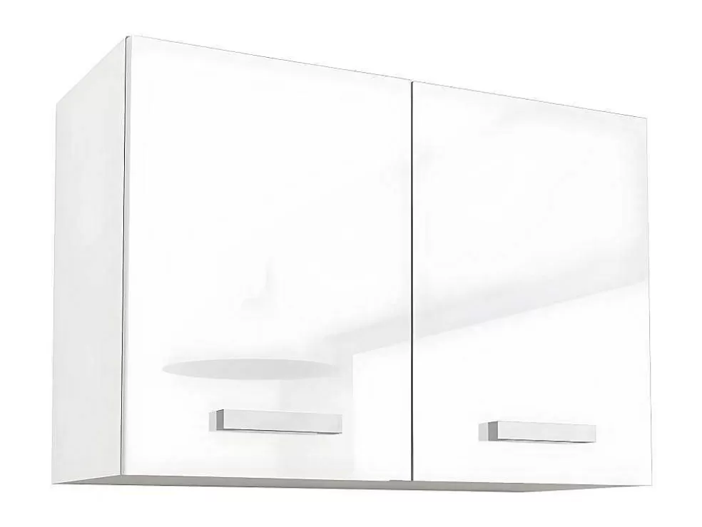Vente-unique Cozinha Completa De 240 Cm Com 8 Compartimentos De Arrumação Cor Branco - Trattoria* Móvel De Cozinha