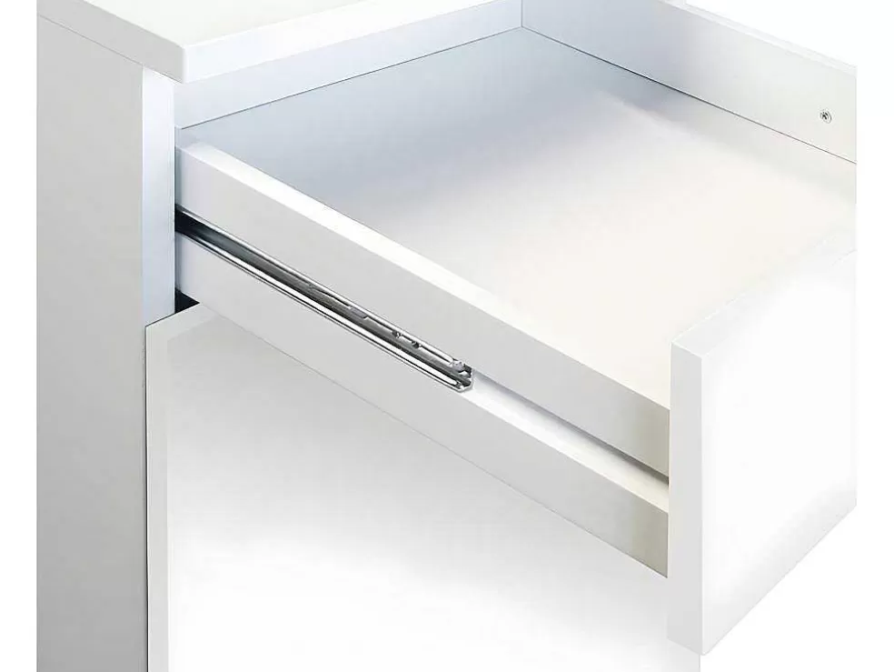 Vente-unique Cozinha Completa De 180 Cm Com 6 Compartimentos De Arrumação Cor Branco - Trattoria* Móvel De Cozinha