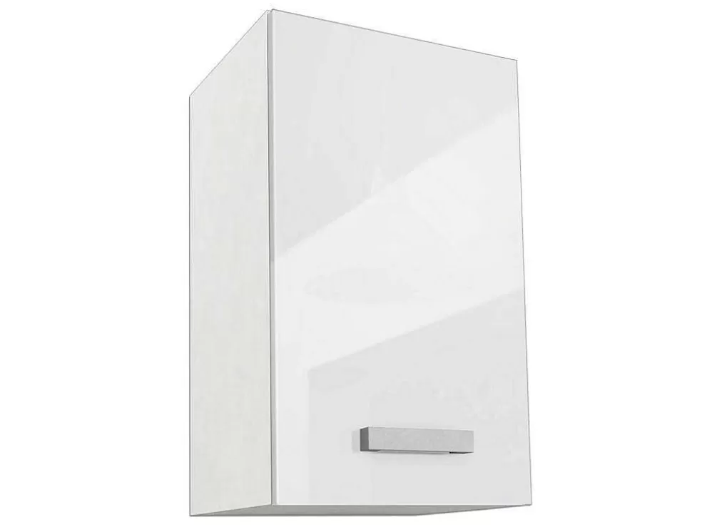 Vente-unique Cozinha Completa De Canto 11 Elementos De Arrumação Branco - Trattoria* Móvel De Cozinha