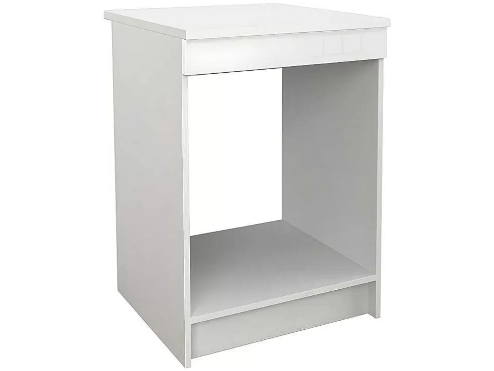 Vente-unique Cozinha Completa De Canto, 13 Elementos De Arrumação, Branco - Trattoria* Móvel De Cozinha