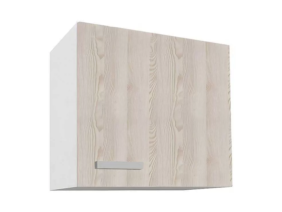 Vente-unique Cozinha Completa De Canto 11 Elementos De Arrumação Natural E Branco - Trattoria* Móvel De Cozinha