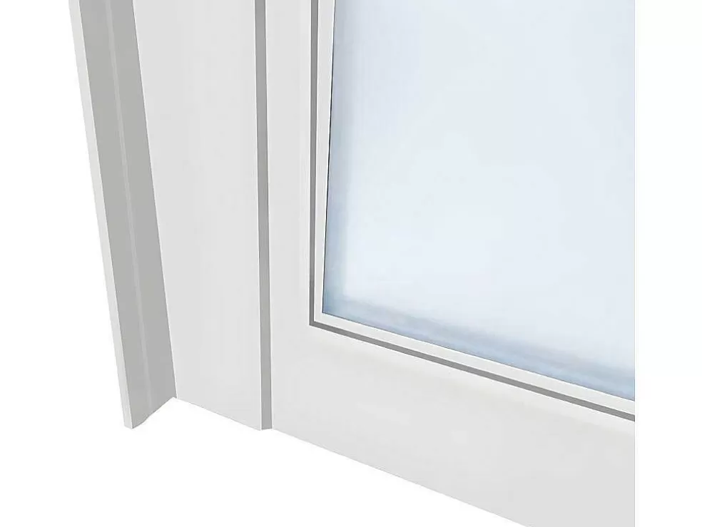 Vente-unique Divisória De Atelier Em Aluminio Termolacado Branco De 180X130 Cm - Bayview* Divisória De Ambiente