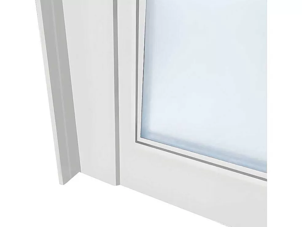 Vente-unique Divisória De Atelier Em Aluminio Termolacado Branco De 60X130 Cm - Bayview* Divisória De Ambiente