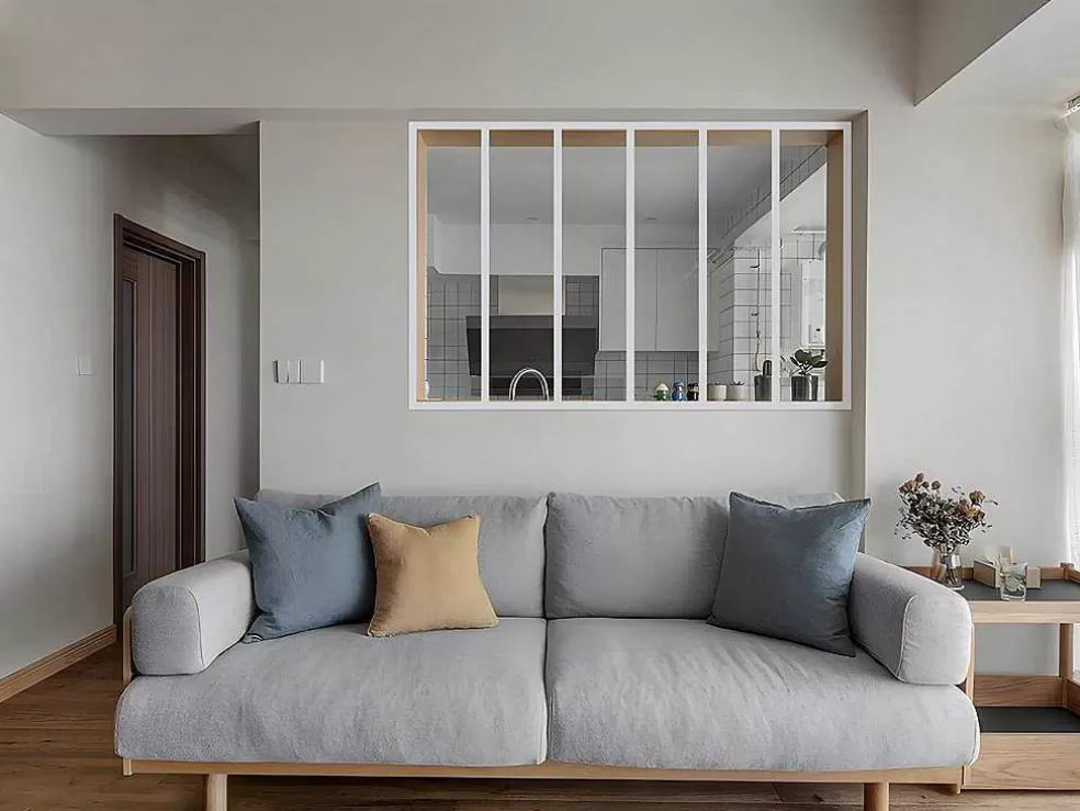 Vente-unique Divisória De Atelier Em Aluminio Termolacado Branco De 180X130 Cm - Bayview* Divisória De Ambiente