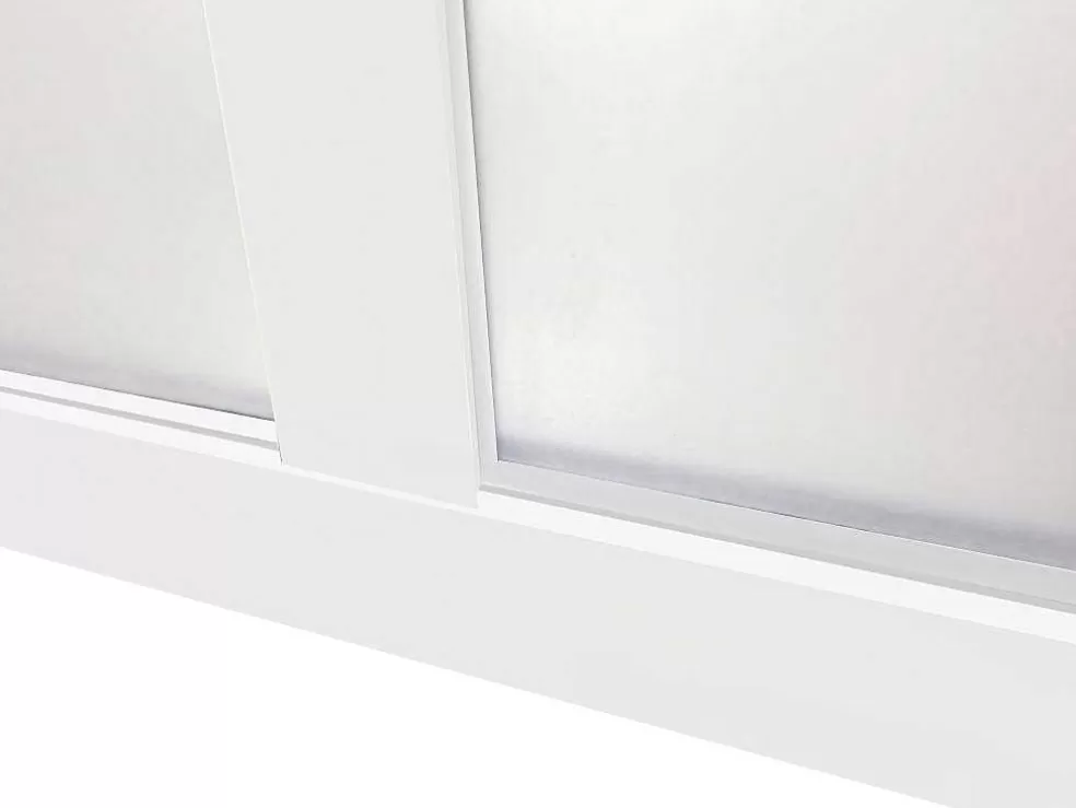 Vente-unique Divisória De Atelier Em Aluminio Termolacado 30X130 Cm Branco - Bayview* Divisória De Ambiente