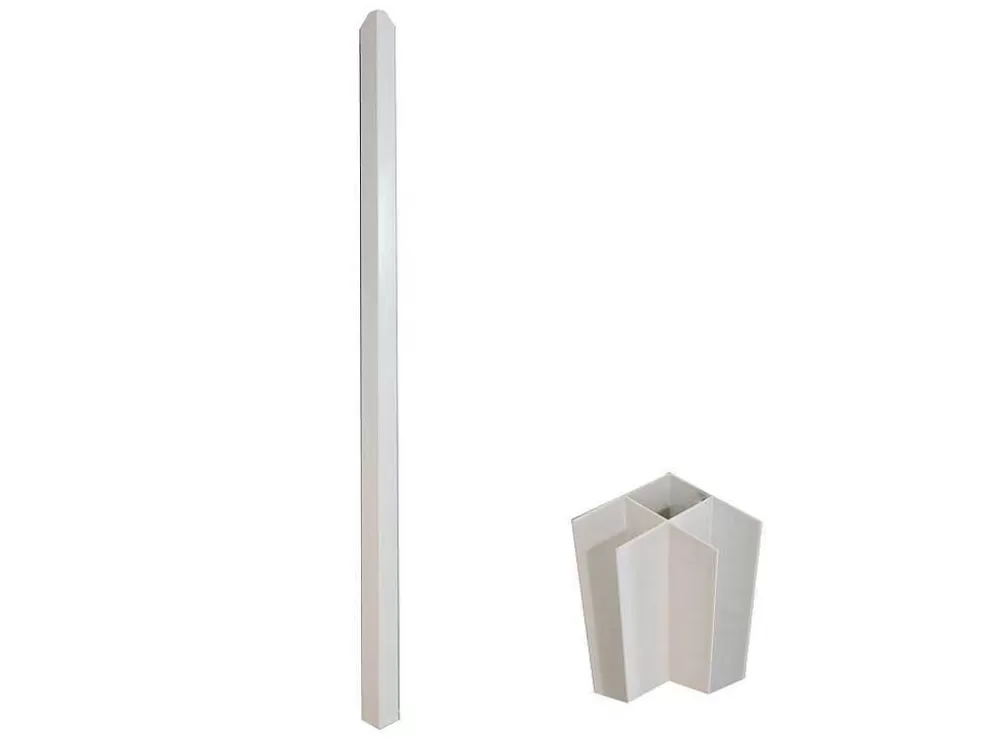 Vente-unique Divisória De Canto De Atelier Em Aluminio Termolacado C150 X L60 X A130 Cm Preto - Bayview* Divisória De Ambiente