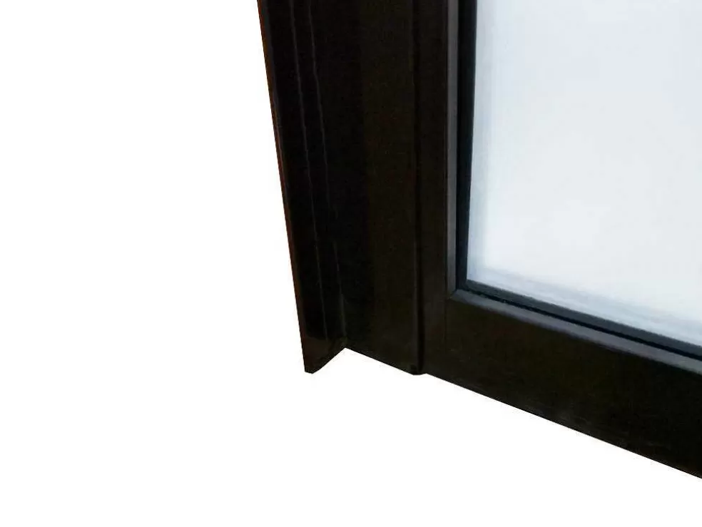 Vente-unique Divisória De Canto De Atelier Em Aluminio Termolacado C150 X L60 X A130 Cm Preto - Bayview* Divisória De Ambiente
