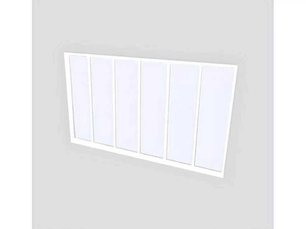 Vente-unique Divisória De Canto De Atelier Em Aluminio Termolacado C180 X L60 X A130 Cm Preto - Bayview* Divisória De Ambiente