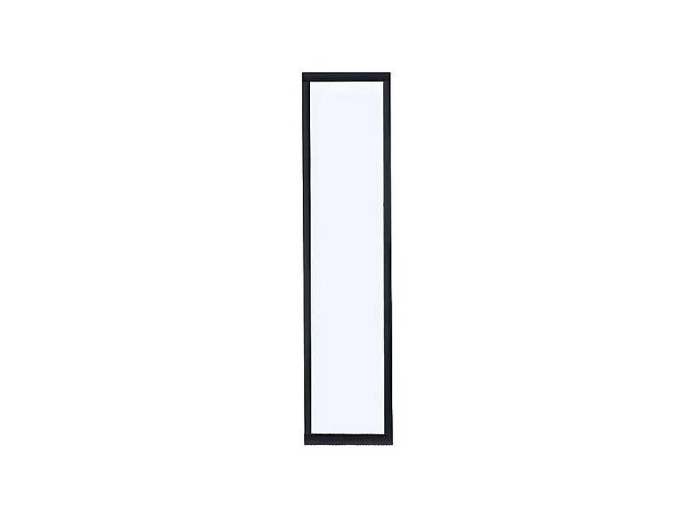 Vente-unique Divisória De Vidro Em Aluminio Termolacado 30 X 130 Cm Preto - Bayview* Divisória De Ambiente