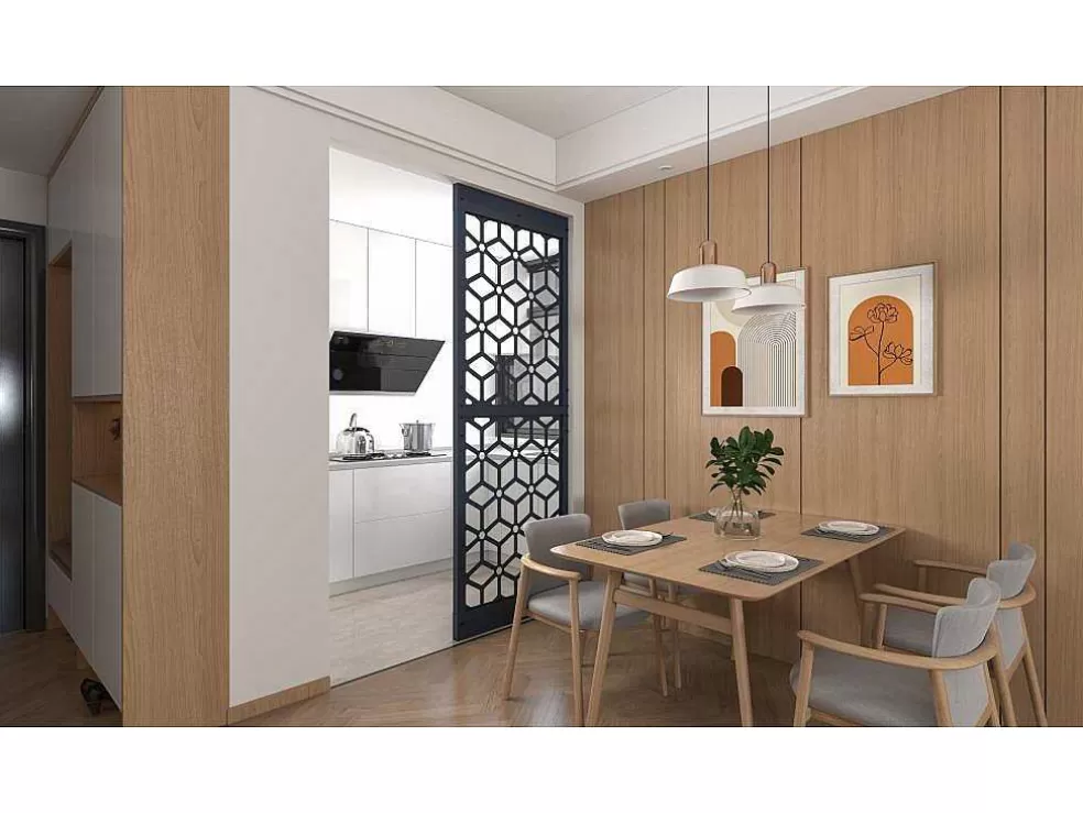 Vente-unique Divisória Em Aco Galvanizado L88 X A245 Cm Antracite Altura Ajustavel - Lateri* Divisória De Interior