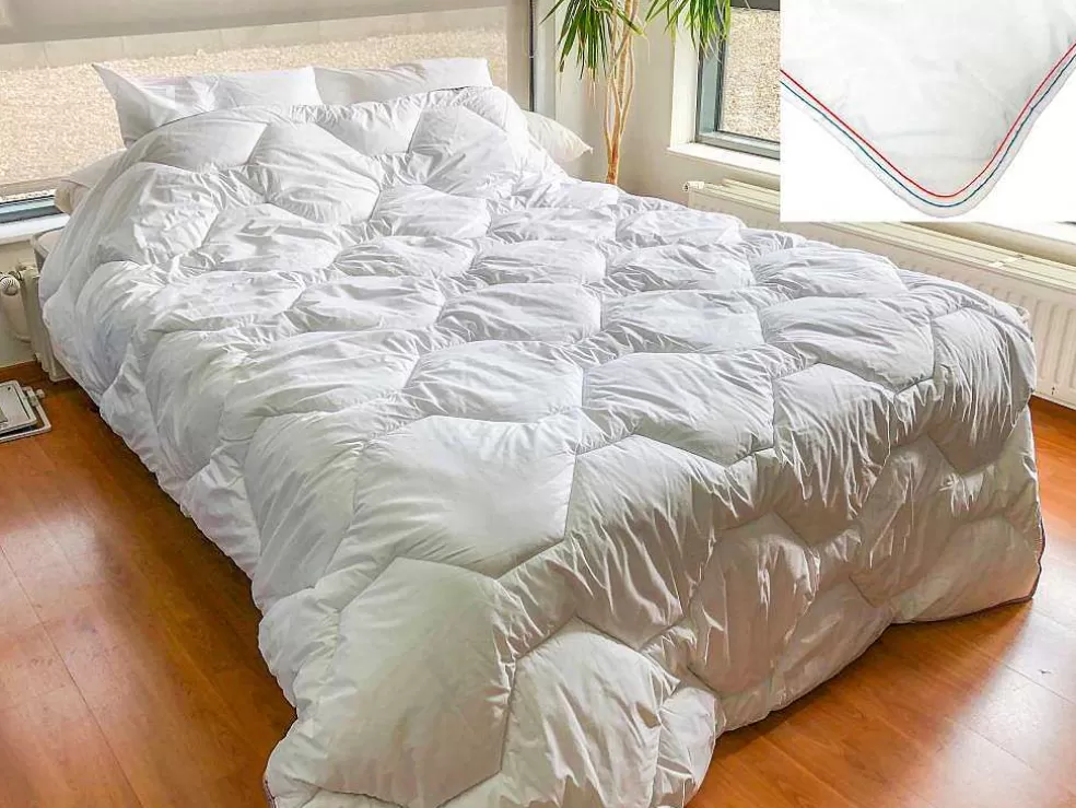 Palacio Edredão Sensacao Penas Em Percal De Algodao 91 Fios/Cm 240 X 260 Cm 400 G/M Branco - Auxence* Edredão