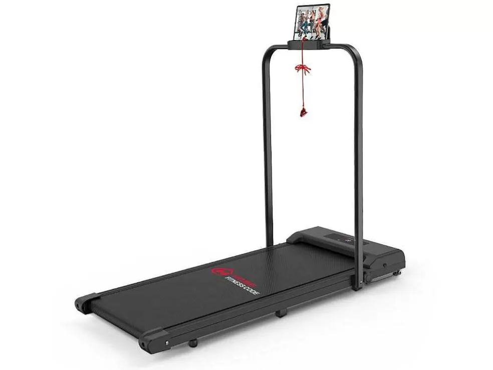 Vente-unique 2 Em 1 Esteira Dobravel Elétrica Com Quadro Reforcado Com Tela Lcd Para O Escritório Em Casa* Fitness