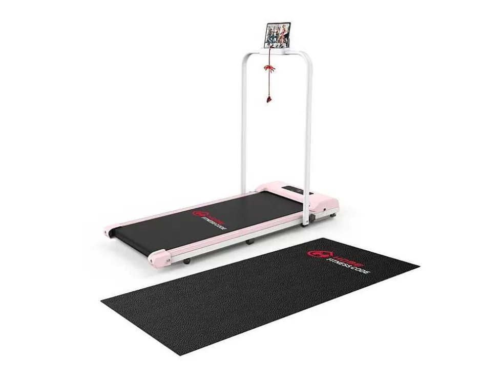 Vente-unique 2 Em 1 Esteira Dobravel Elétrica Com Quadro Reforcado Com Tela Lcd Para O Escritório Em Casa* Fitness