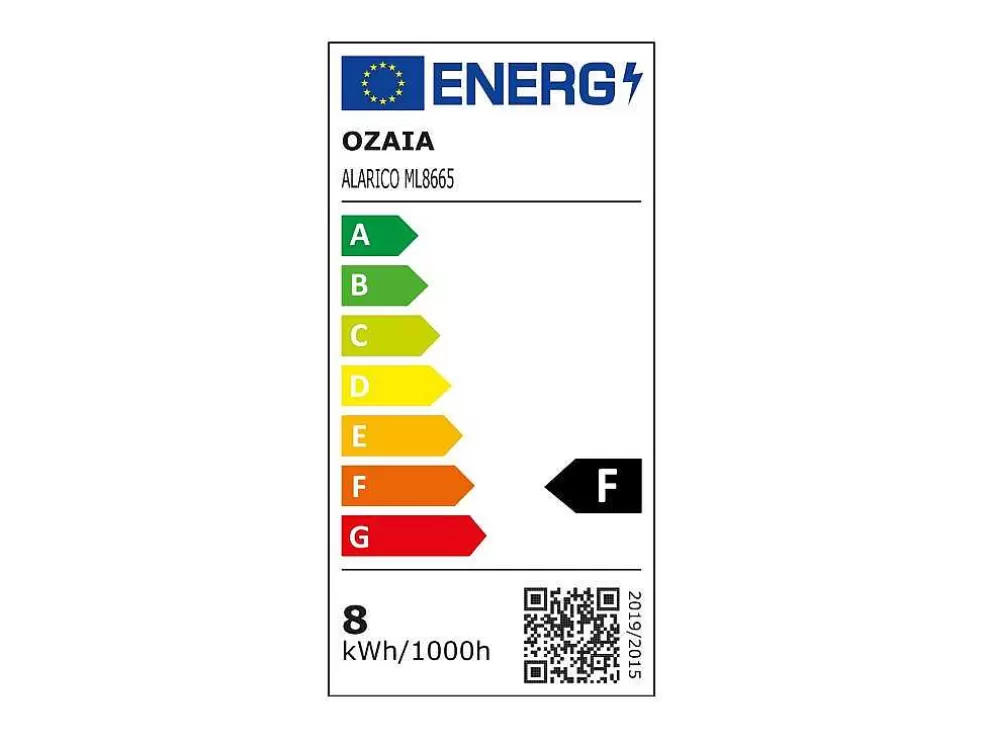 OZAIA Espelho De Casa De Banho Luminoso Oval Antienvaciamento Com Contorno Preto 50X80 Cm - Alarico* Acessórios De Casa De Banho
