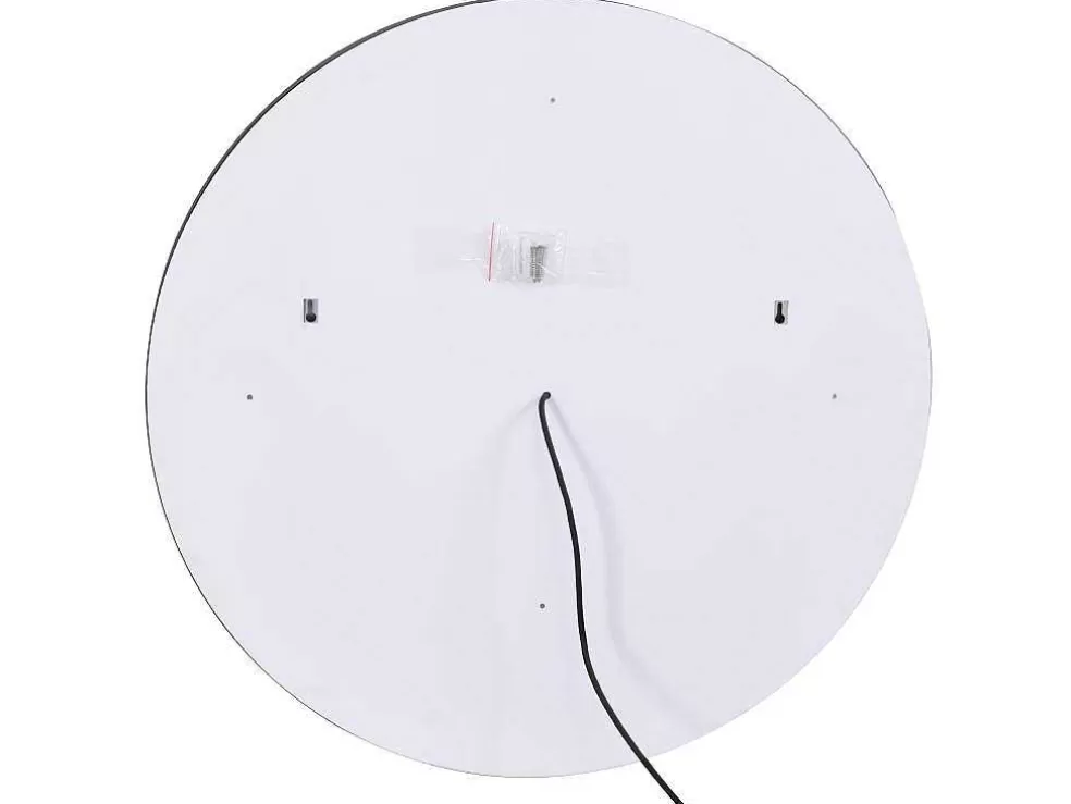 OZAIA Espelho De Casa De Banho Luminoso Redondo Preto Com Leds D. 80 Cm - Numea* Acessórios De Casa De Banho