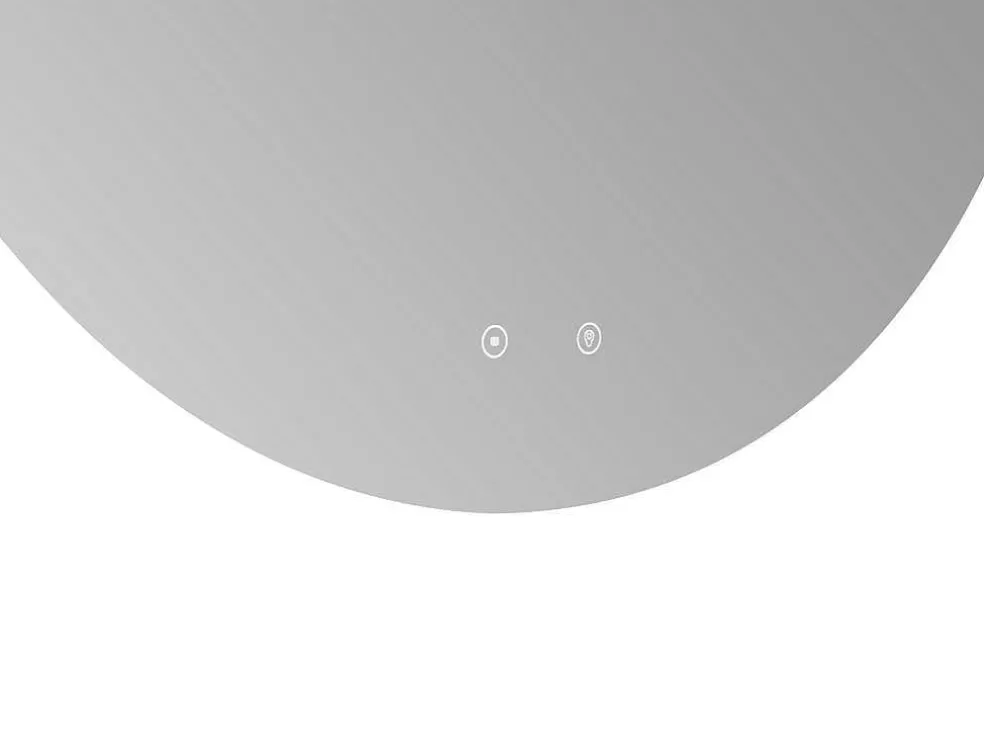 OZAIA Espelho De Casa De Banho Oval Sem Moldura Antiembaciamento Com Leds, D90 Cm - Romula* Acessórios De Casa De Banho